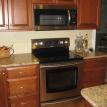 Stove and microwave area